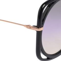 مملوكة مسبقًا Dior Black DiorDirection 26S0D Oversized Square Gradient Sunglasses