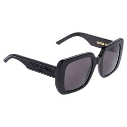 Dior Black Acetate Wildior S3U Oversized Square Sunglasses