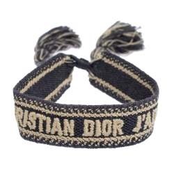 Dior Set of J'aDior Bracelets Woven Navy in Cotton - US
