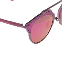 مملوكة مسبقًا نظارة شمسية ديور ديور سو ريال RMTLZ عاكسة افياتور أسود/بنفسجي 