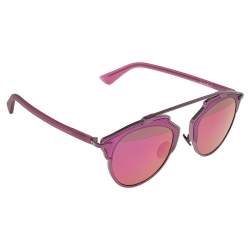 مملوكة مسبقًا نظارة شمسية ديور ديور سو ريال RMTLZ عاكسة افياتور أسود/بنفسجي 