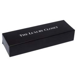 Pre Owned Dior Gold Tone Crystal Oblique Bracelet