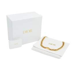 Pre Owned Dior Gold Tone Danseuse Etoile Choker Necklace