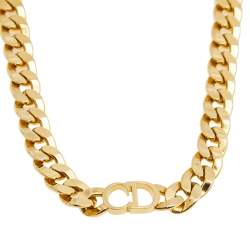 Pre Owned Dior Gold Tone Danseuse Etoile Choker Necklace
