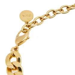 Pre Owned Dior Gold Tone Danseuse Etoile Choker Necklace