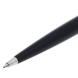 Dior Black Lacquer Silver Tone Ballpoint Pen