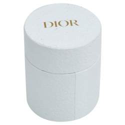 مملوكة مسبقًا وشاح ديور حرير تنقيط بولكا بيج وكريمي