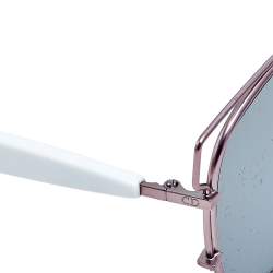 Dior White/Grey TVG0T DiorTechnologic Aviator Sunglasses