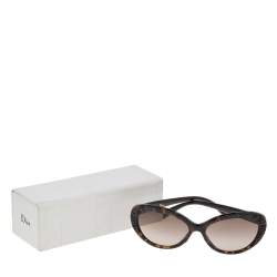 مملوكة مسبقًا نظارة شمسية ديور تافيتاس3 بيضاوية متدرجة بني/هافانا بني