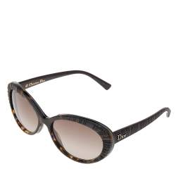 مملوكة مسبقًا نظارة شمسية ديور تافيتاس3 بيضاوية متدرجة بني/هافانا بني