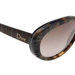 مملوكة مسبقًا نظارة شمسية ديور تافيتاس3 بيضاوية متدرجة بني/هافانا بني