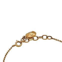 Pre Owned سوار ديور سيكريت كاناج لؤلؤ صناعي ومعدن ذهبي اللون