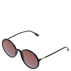 Pre Owned نظارة شمسية ديور سو  ستيلير 2 سوداء  مستديرة