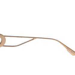 Pre Owned Dior Dark Havana 30 Montaigne Oversized Square Gradient Sunglasses