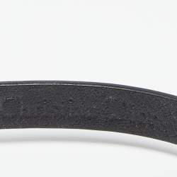 مملوكة مسبقًا Dior J'adior Black Leather Double Wrap Bracelet S