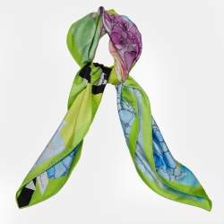 مملوكة مسبقًا Dior Multicolor Le Jardins de Monsieur Dior Silk Scarf