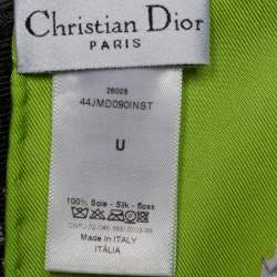 مملوكة مسبقًا Dior Multicolor Le Jardins de Monsieur Dior Silk Scarf