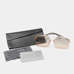 Pre Owned Dior Pink DiorSoStellaire1 Oversized Square Gradient Sunglasses