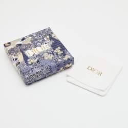 Pre Owned Dior J'adior Navy Blue Woven Cotton Set of Two Adjustable Tassel Bracelets