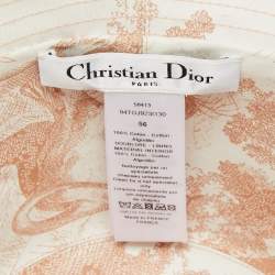 Pre Owned قبعة ديور باكيت قطن وردي فاتح