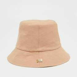 Dior Nude Pink Cotton Bucket Hat
