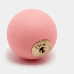 Pre Owned Dior Mise En Dior Tribales Matte Pink Gold Tone Metal Stud Earrings