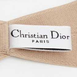 Pre Owned Christian Dior Beige J'Adior Elasticized Double Loop Headband