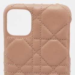 Dior Beige Cannage Quilted Leather iPhone 11 Pro Max Case