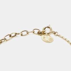 Dior CD Rose Gold Tone Metal Bracelet