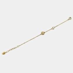 Dior CD Rose Gold Tone Metal Bracelet