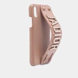 Dior Beige Leather J'Adior iPhone X/XS Cover