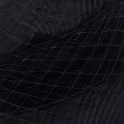 مملوكة مسبقًا قبعة ديور ارتي نيوزبوي قطن أسود بغطاء شبك