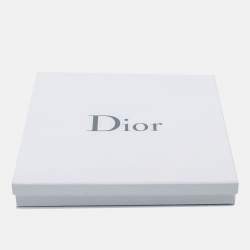 Pre Owned Dior Black Oblique Jacquard Silk Scarf