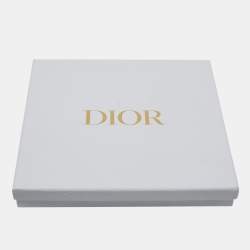 Pre Owned Dior Burgundy Oblique Silk Scarf