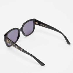 Dior Black / Grey LadyDiorStud Square sunglasses