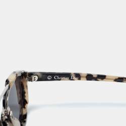 Pre Owned Dior Beige/Black Abstract Mirror Aviators Sunglasses