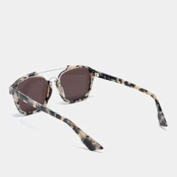 Pre Owned Dior Beige/Black Abstract Mirror Aviators Sunglasses