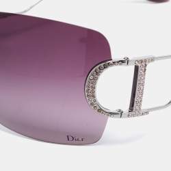 مملوكة مسبقًا Dior Purple Gradient Diorly Crystals Embellishment Sunglasses