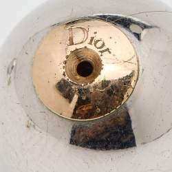 Pre Owned Dior Two Tone Mise En Dior Tribales Stud Earrings