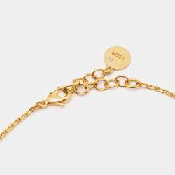 Dior Dio(r)evolution Crystal Gold Tone Necklace