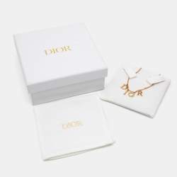 Dior Dio(r)evolution Crystal Gold Tone Necklace