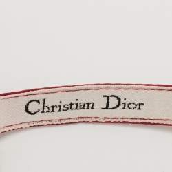 Pre Owned Dior Red Nylon Folding Umbrella