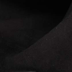 Dior Black Crinkled Leather and Stretch Band Saddle Belt 90 CM