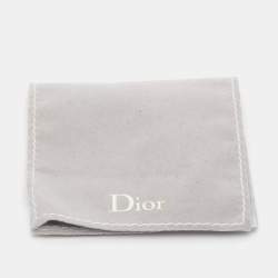 Pre Owned Dior Glittering Enamel Silver Tone Charm Bracelet