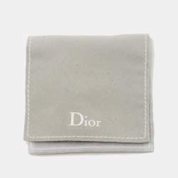 Dior Tribales Two Tone Metal Stud Earrings