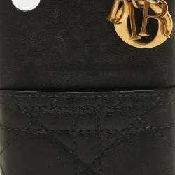 Dior Black Cannage Leather Lady Dior iPhone X Case