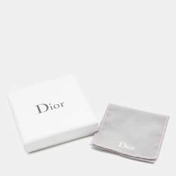 Dior Secret Cannage Faux Pearl Gold Tone Bracelet