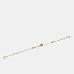 Dior Gold Tone Crystal La Petite Tribale Bracelet