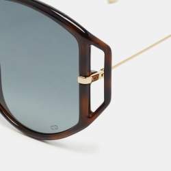 Pre Owned Dior Dark Brown 08611 DiorDirection2 Sunglasses