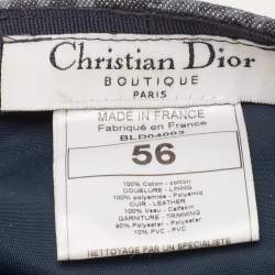 Pre Owned Dior Boutique Diorissimo Canvas Flight Hat 